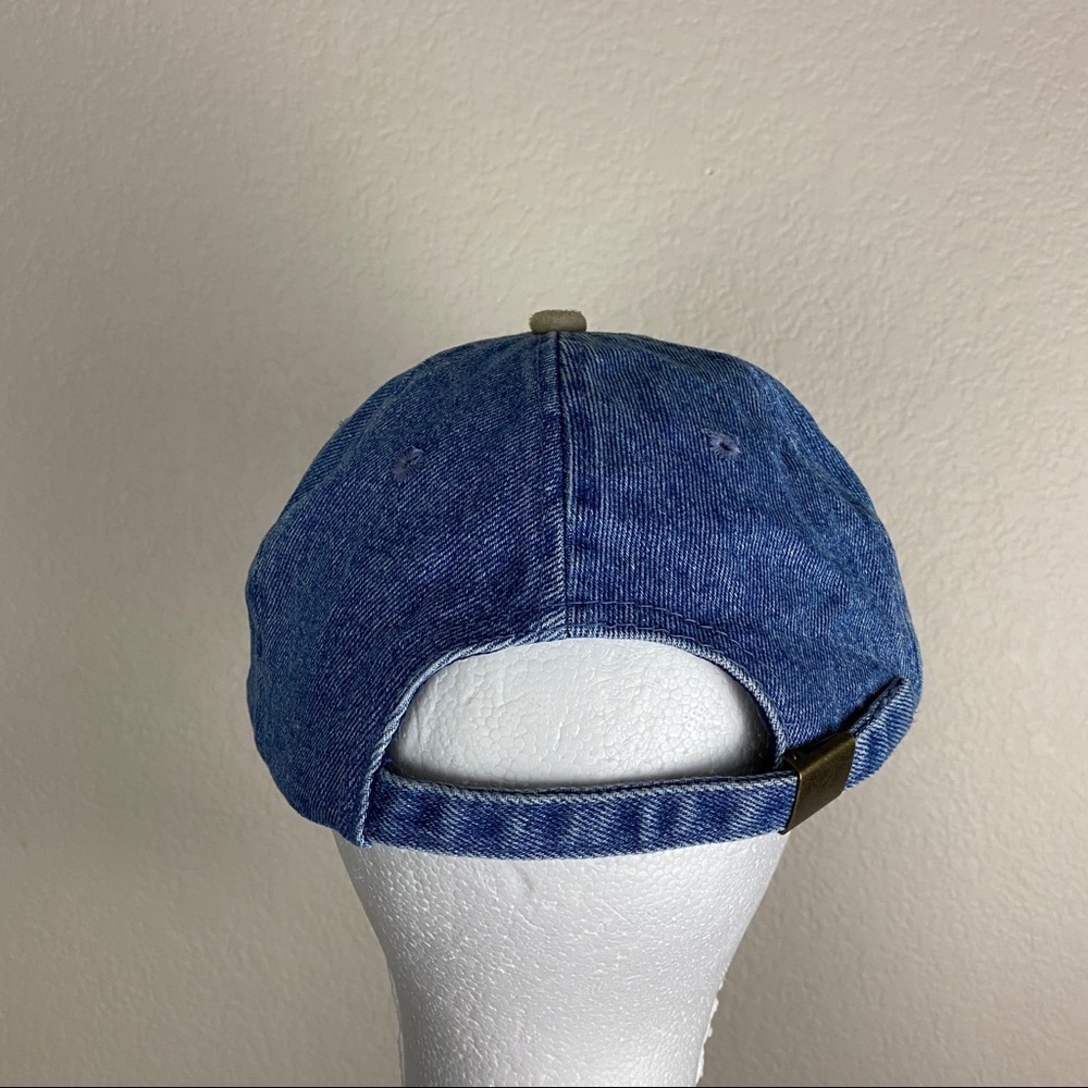 Vintage Denim Trucker Hat OSFM - Picture 3 of 4